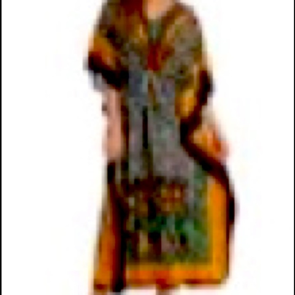 Women'S Dashiki Maxi Dress Caftans One Size 6-24